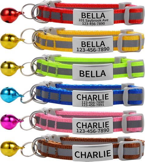 personalized breakaway kitten collars